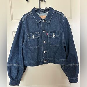 Levi’s Jean Jacket with Balloon Sleeves